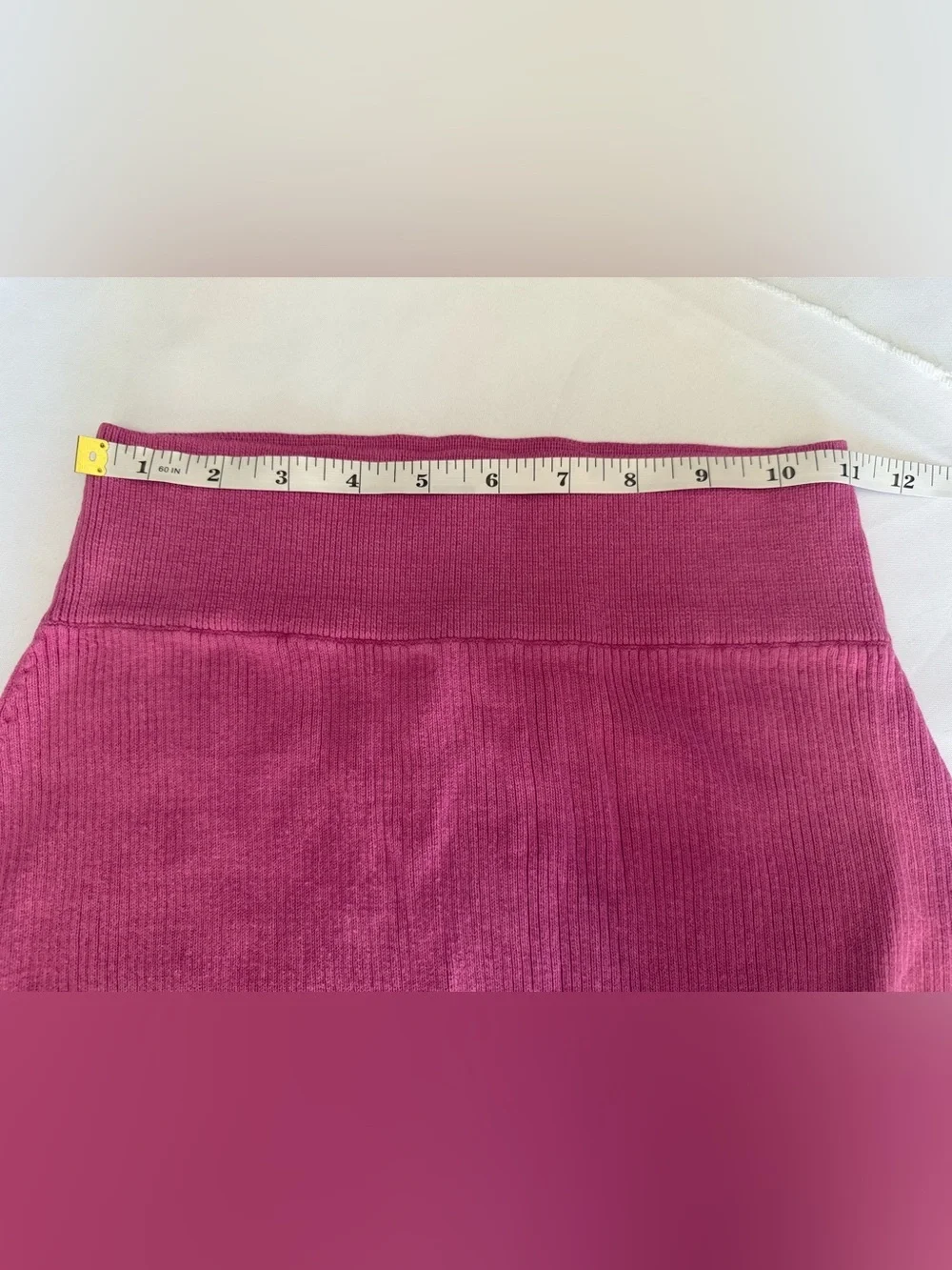 Free People x Revolve Pink Skyline Ribbed Midi Skirt Size XS